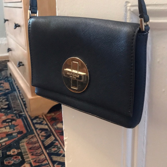 Kate Spade side body bag in navy - Picture 1 of 3